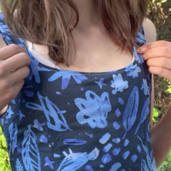 Blue corset top - Picture 1 of 2